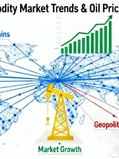 Global commodity market trends with oil price forecast