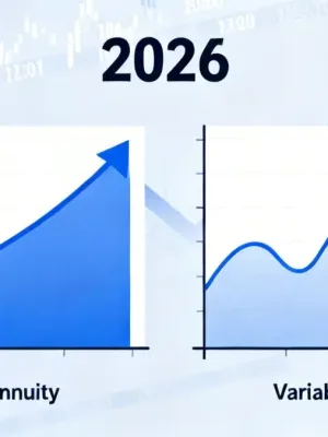 Fixed versus variable annuity comparison chart for 2026 financial planning