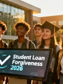 Students reviewing student loan forgiveness eligibility in 2026
