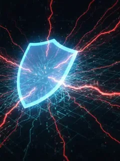 Digital shield protecting a network from cyber threats