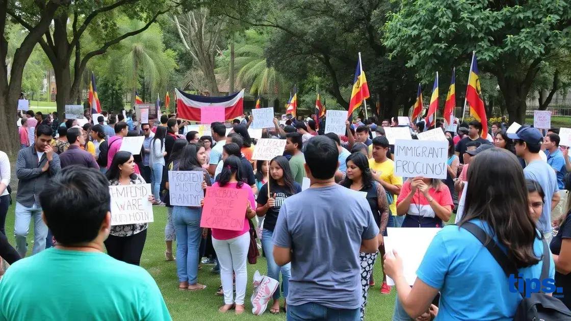 Community responses to immigration updates