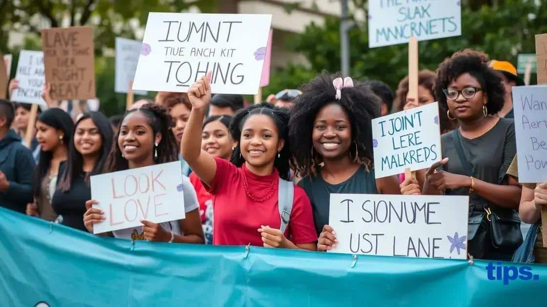 The role of youth in civil rights activism