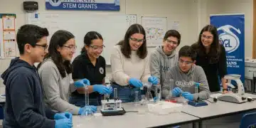 DOE Announces $1 Billion STEM Grants by Fall 2025 Students and teachers collaborating on a STEM project, symbolizing new education grants