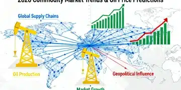 Global commodity market trends with oil price forecast