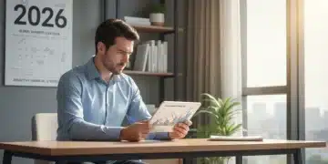 Thoughtful person analyzing financial data for 2026 retirement planning amidst inflation.